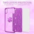 thumbnail image 4 of nancheng for T-Mobile Revvl 7 5G Case Girls Women Cute Glitter Soft TPU Phone Case with Ring Stand Strap Lanyard Shockproof Protective Cover - Purple, 4 of 7