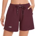 thumbnail image 2 of BASSDASH Women’s 5” Fishing Shorts UPF 50+ Water Resistant Quick Dry Athletic Hiking Shorts with Pockets FP05W, 2 of 9