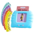 thumbnail image 2 of Flash Cards Electronic Interactive Double Sided Cards for Preschool Children Blue 112 Cards, 2 of 8