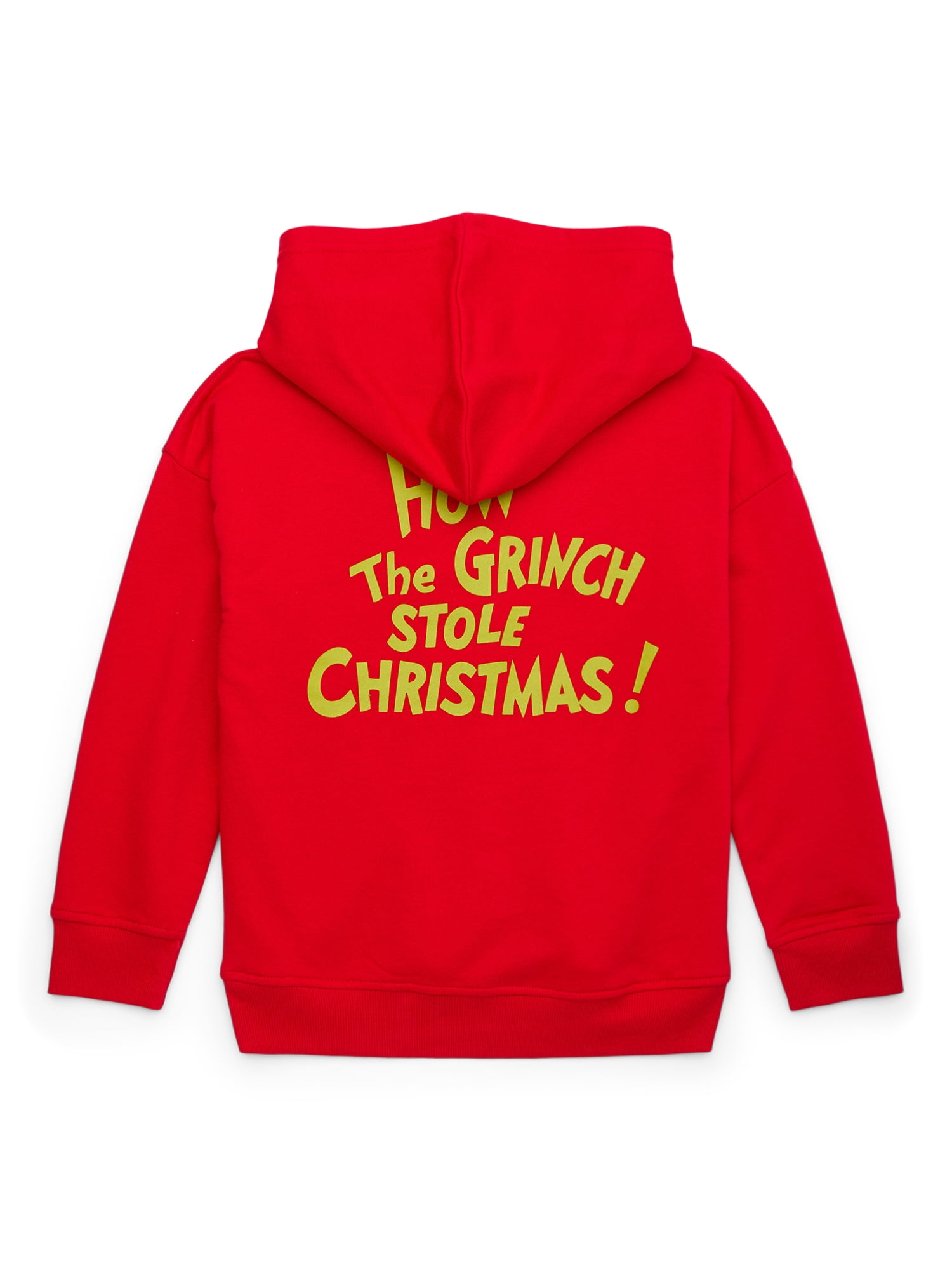 The Grinch Boys’ Pullover Hoodie with Long Sleeves, Sizes 4-18