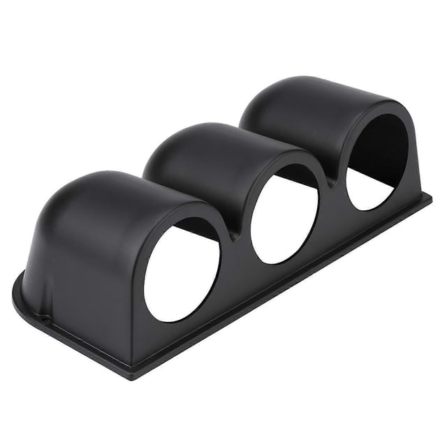 Black Universal 52mm/2" 3 Hole Triple Dash Gauge Meter Pod Mount Holder