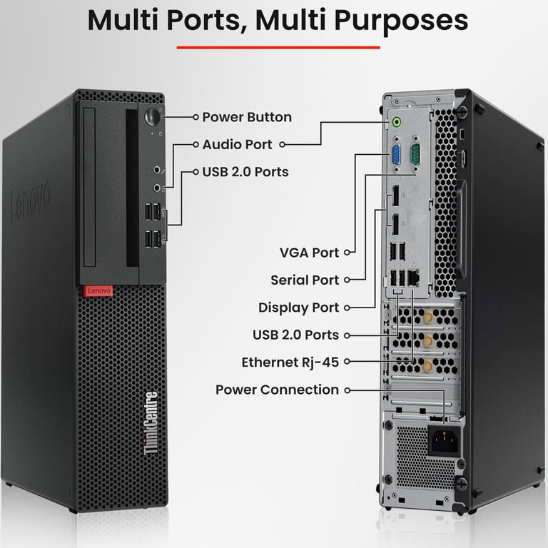 Lenovo デスクトップPC i5-6500 16GB RAM 1TB SSD Restored Lenovo SFF Desktop Computer PC Intel i5-6500, 16GB DDR4