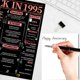 thumbnail image 4 of Tarjeta de aniversario Joycard 31 aniversario para mujer 1995, 4 of 7
