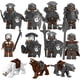 thumbnail image 1 of Kit de 11 Figuras de Bloques de Construcción, Unidades de Caballería de Orcos Medievales, Juguete Educativo de ABS para Niños, 1 of 10