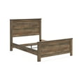 thumbnail image 2 of Bowery Hill Wood Mahogany Panel Bed Rectangular 64"W x 87"D Unassembled, 2 of 19