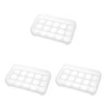 thumbnail image 1 of Wosthever Soporte para huevos Refrigerador 15 Rejillas Bandeja para huevos Caja con tapa Contenedor de almacenamiento de plástico apilable transparente, Type1 NO1 Wosthever CBP158458, 1 of 6