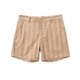 thumbnail image 1 of Mens Casual Pantalones Cortos Raya Impresa Cremallera Pantalones de Cintura Botón Sólido, Pantalones Casuales para Hombre, 1 of 8