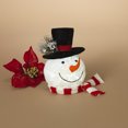 thumbnail image 1 of Light Up Snowman Head with Top Hat Christmas Party Figure Decoration, 1 of 1