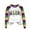 Tops-A15White, variant on LEKWK Women's Mardi Gras Tops Glitter Letter Print Raglan Sleeve Long Sleeve Graphic Tees Crew Neck Casual Daily Lounge Wear Outfits