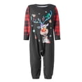 thumbnail image 3 of GYRATEDREAM Christmas Family Pajamas Sets, Christmas Family Matching Pajamas Sleepwear, Xmas Holiday Deer Print Family Pjs Jammies Nightwear Loungewear for 0M-3XL, 3 of 6