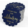 thumbnail image 4 of Inkdotpot Real Gold Foil Thank You For Celebrating With Us Bridal Shower-Baby Shower-Retirement-Wedding-Birthday Tags Favor Hang Paper Tags 100 Pieces, 4 of 7