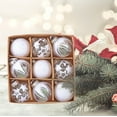 thumbnail image 6 of Christmas Decor, Hwkond Christmas Ball Assorted Pendants Shatterproof Tree Ornaments Decorations In A Reusable Hand-Help Gift Box Ideal For Xmas,Party Up to 75% Off, 6 of 8