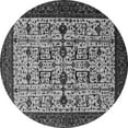 thumbnail image 1 of Ahgly Company Indoor Round Oriental Gray Traditional Area Rugs, 6' Round, 1 of 4