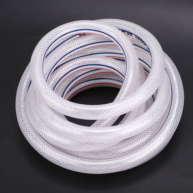 PVC Reinforced Braided Tube Clear Hose Sturdy Use for Garden Irrigation