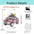 thumbnail image 2 of Decorr Halloween Acrylic Tabletop Decor, 7.87" Pink Cute Ghost Pumpkin Freestanding Ornament, 2D HD Print Waterproof Halloween Decorations for Farmhouse Mantel Tiered Tray &Fall Home Layout, 2 of 7