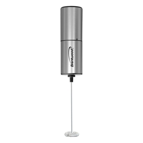 Brentwood Battery-Operated Electric Milk Frother and Drink Mixer with Stainless Steel Whisk, GA-103S