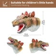thumbnail image 4 of Hand Puppets Yolococa Dinosaur Realistic Latex Soft, paquete de 3, 4 of 7