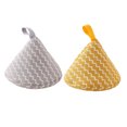 thumbnail image 4 of WHAMVOX Anti-Scalding Pot Handle Cover Cotton Yellow For Kitchen Utensil 2Pcs 4.7In, 4 of 8