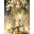 thumbnail image 1 of 5D DIY Taladro Parcial Con Forma Especial Vela Navidad 30x40cm, 1 of 9