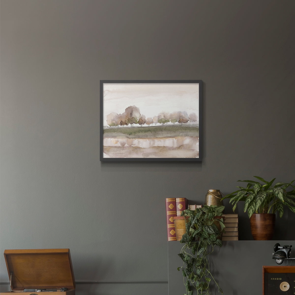 Soft Welcome Spring by Nan - Restickable Framed Giclée Print