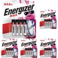 thumbnail image 1 of Pilas Energizer AAA, Alcalinas Max Triple A, Paquete de 4 (Pack de 5), 1 of 9