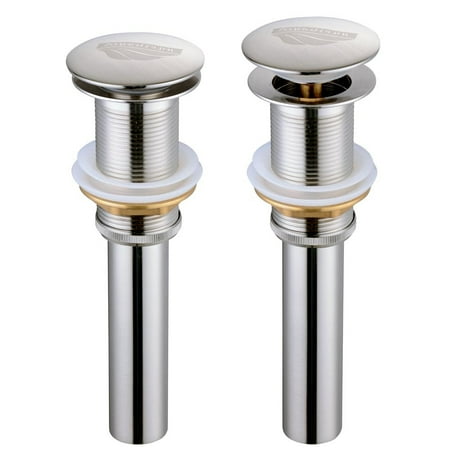 

SIXWIN 1 5/8in Brass Pop Up Drain BN
