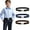 Black+Blue+Coffee, variant on SUOSDEY Kids Elastic Belts with Magnetic Buckle Boys Girls Belt for Jeans Uniform Gifts 3pack