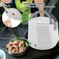 thumbnail image 1 of Greensen Cuiseur Vapeur pour Aliments, 24V 140W 1.3 L Cuiseur à Riz Électrique Portable Multifonction Cuiseur Vapeur pour Camion, Cuiseur Vapeur Électrique pour Aliments, 1 of 8