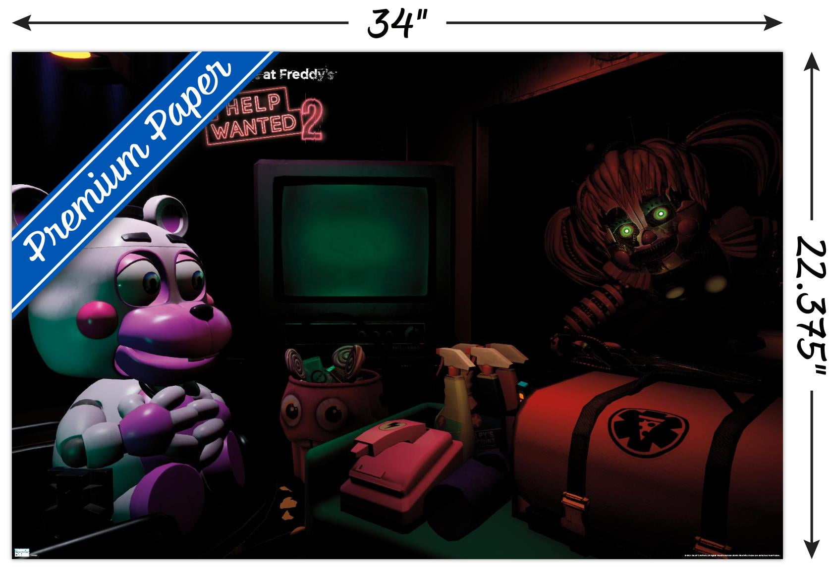 Five Nights at Freddy's: Help Wanted 2 - First Aid Wall Poster, 22.375" x 34"