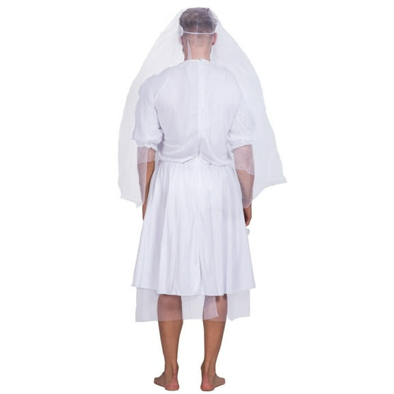 Halloween Bar Party Funny Big Man Wedding Dress Men Dressing Bride