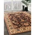thumbnail image 3 of Ahgly Company Machine Washable Indoor Rectangle Industrial Modern Yellow Orange or Orange Yellow Orange Area Rugs, 8' x 10', 3 of 7
