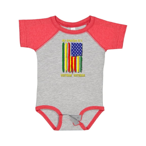 Inktastic My Grandpa is a Vietnam Veteran Boys or Girls Baby Bodysuit