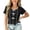 Black——Back to School, variant on Girls Short Sleeve Shirts Lettuce Trim Bow Tie Tees Casual Crew Neck School Uniform White 11 Years