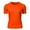 Orange, variant on kamemir Workout Shirts for Men Men's Performance T-Shirt , Cotton Blend Moisture-Wicking Tees for Men White,S