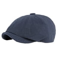 thumbnail image 4 of MEICHEN Men's Solid Color Newsboy Hat Fall Fashion Casual Beret Hat Cabbie Driving Hunting Cap, 4 of 4