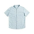 thumbnail image 2 of Quiksilver Men’s Axwell Short Sleeve Shirt, Light Blue, Small, 2 of 2