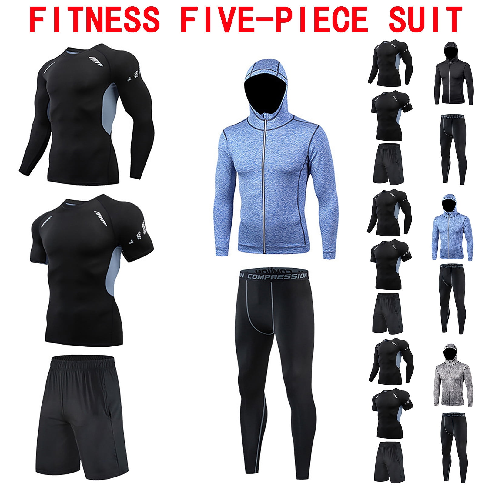 Brnmxoke Fitness Clothing Sets for Men Workout Clothing