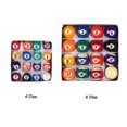 thumbnail image 2 of 25mm / 38mm Children Billiards Table Balls Set Resin Small Pool Cue Balls Full Set, 2 of 3
