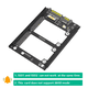 thumbnail image 2 of SSD MSATA dual a SATA III de 2,5 pulgadas con soporte de marco: conserva el SSD MSATA como unidad SATA de 2,5 pulgadas y 7 mm, 2 of 5