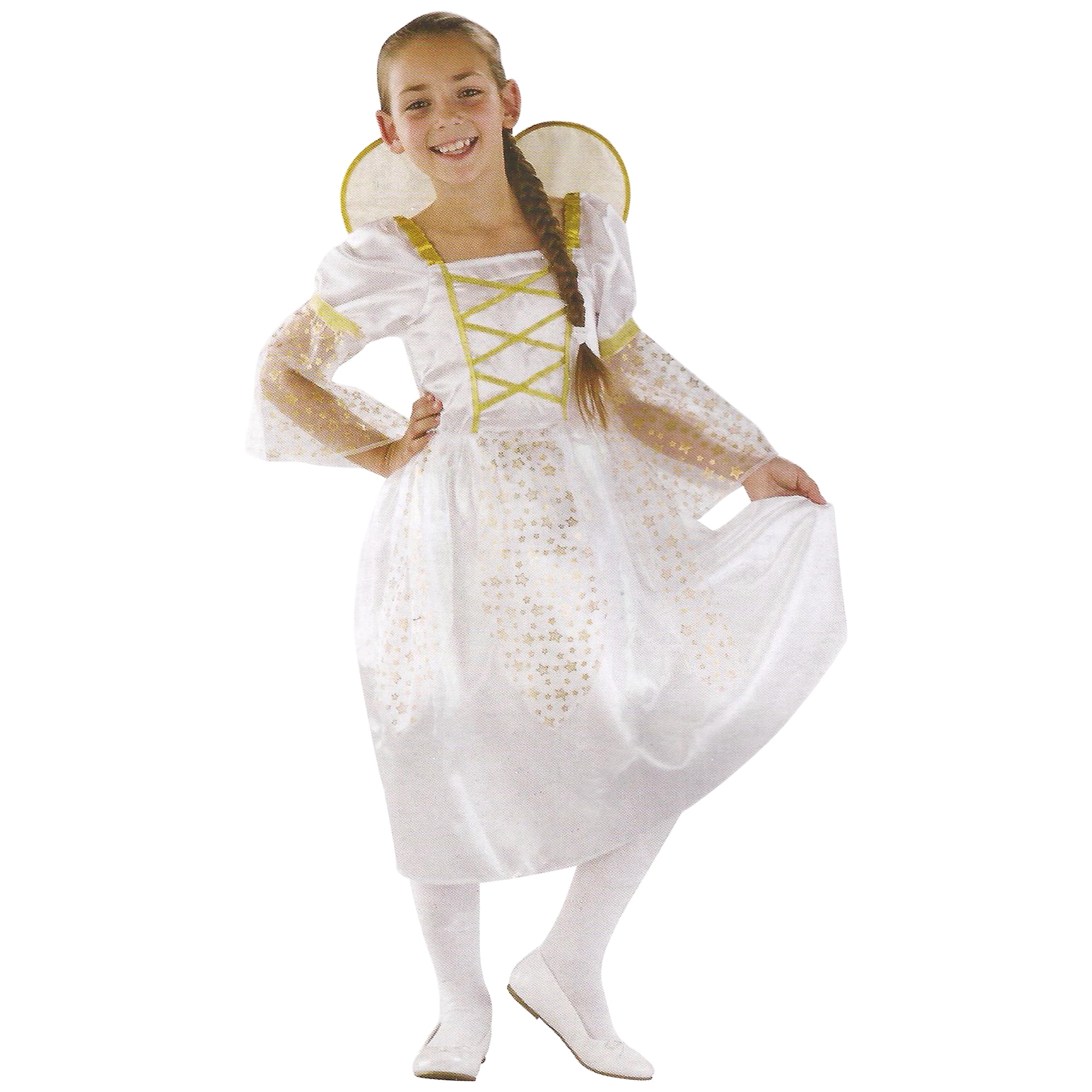 New Girls Angel Nativity Xmas Christmas Play Fancy Dress Costume Outfit 2/3 yrs 