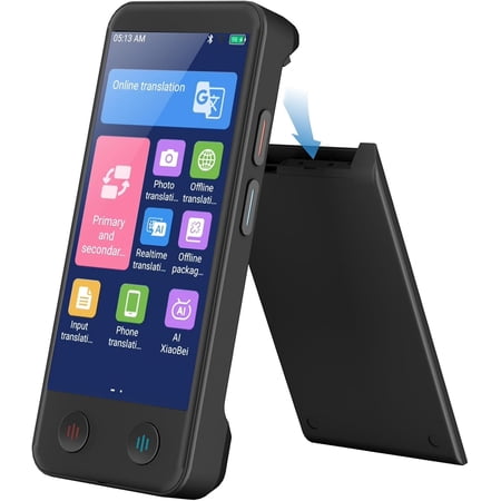 iTour D-Lite Portable Language Translator Device, Dual-Screen Instant Voice Translator, Two-Way Real-Time Translation in 139 Languages, Offline Translator & Photo Translator for Travel & Daily Use