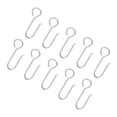 thumbnail image 3 of 80-Pack Galvanized Steel Curtain Track Hooks - Rustproof & Durable Small Hanging Clips, Easy Install Window Treatment Hardware for Home, Office, Classroom & More Lightweight Space-Saving Curtain Grab, 3 of 7