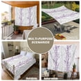 thumbnail image 6 of Purple Grey Branch Tapestry for Bedroom Wall Hanging Tapestry, Spring Summer Pastoral Botanical Ceiling Backdrop Tapestries Poster Blanket Wall Decor for Teens Room Living Room Dorm 39" x 59", 6 of 8