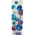 thumbnail image 2 of Vassileva, Silvia 9x18 White Modern Wood Framed Museum Art Print Titled - Bold Anemones Panel III, 2 of 4
