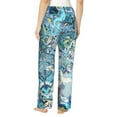 thumbnail image 3 of Vaporeon Women's Pajama Pants, Ultra-soft Comfortable Casual Lounge Pants, Graphic Printed Sleep Bottoms With Drawstring, 3 of 8