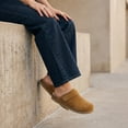 thumbnail image 5 of Cushionaire Boulder Genuine Leather Clogs for Women, Slingback Slip On Shoes with Adjustable Swivel Back Strap and Memory Foam Footbed, 5 of 20