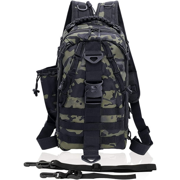 Mochila de pesca bolsa de aparejos de pesca con portacanas caja de aparejos equipo de pesca mochila de hombro Zhivalor Mochilas y Maletines Walmart en linea