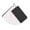 T2-Black, variant on Blank Flash Cards for Studying Small Portable White Study Flashcards with Ring Binding Ideal for Students College Learners Exam Prep 10x7 cm Index Card Size,Black