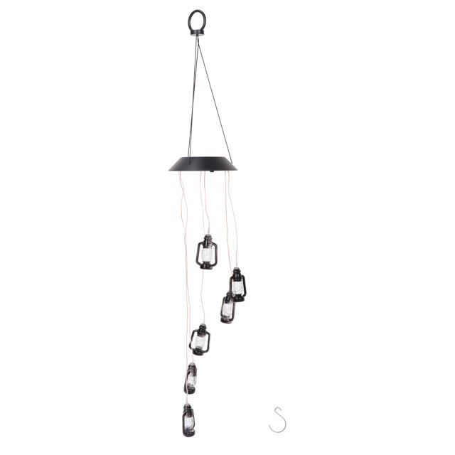 Campanas de viento LED que cambian de color al aire libre, luces LED impermeables con energía Solar para Patio, jardín, decoración del hogar
