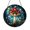 Acrylic 3.5 Inch, variant on Whimsical Mushroom Stained Glass Suncatcher, Round Window Hanging with Bright Forest Colors